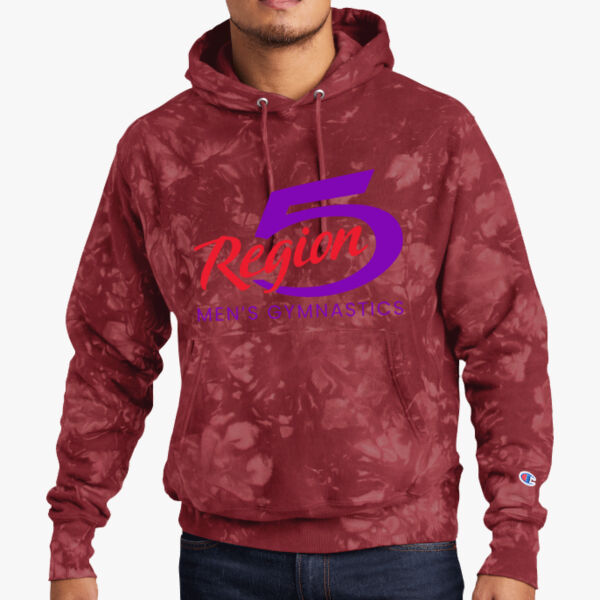 Reverse Weave ® Scrunch Dye Tie Dye Hooded Sweatshirt Thumbnail
